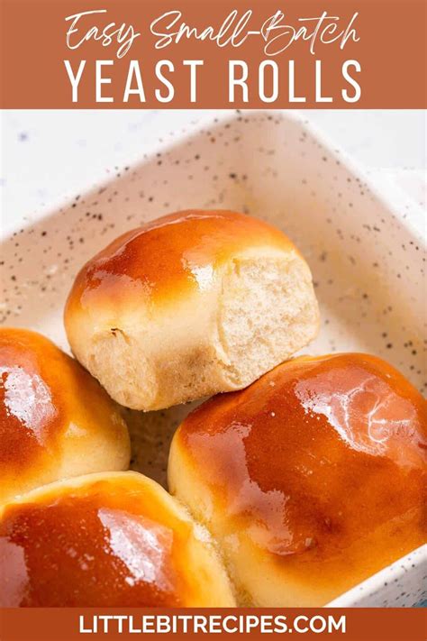 Small Batch Yeast Rolls | Easy yeast rolls, Homemade dinner rolls ...