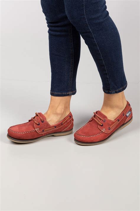 Ladies Leather Deck Shoes UK | Womens Lace Up Deck Shoes | Rydale