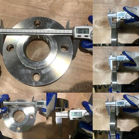 How to inspect threaded flanges, what are the steps?
