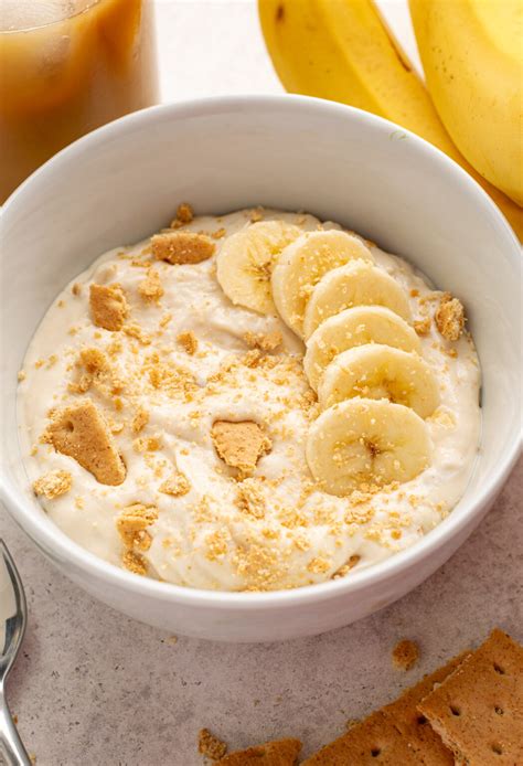 High Protein Banana Pudding Greek Yogurt Bowl - Olivia's Kitchen