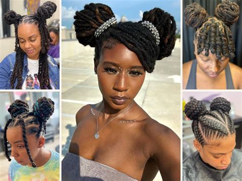23 Hairstyles of Space Buns with Braids | BraidsConnect