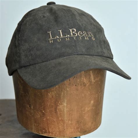 Imperial Headwear製 L.L.Bean オイルド風 ハンティング 刺しゅう キャップ ヴィンテージ 帽子 フィッシング ...