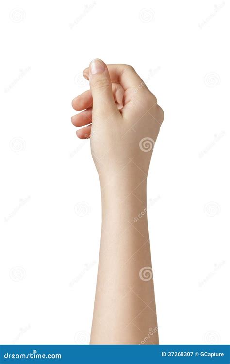 Female Teen Hand To Hold Something from Above Stock Image - Image of ...