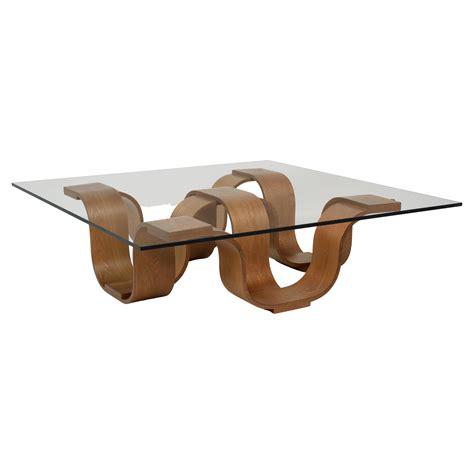 Large Square Cocktail Table For Sale at 1stDibs