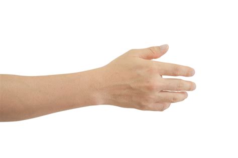 Man hand gesture isolated. 10870339 PNG