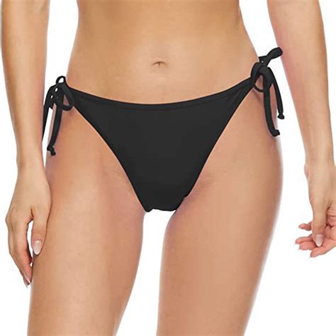 WREESH Womens Bikini Bottoms Cheeky Swimsuit Bathing Suit Bottoms ...
