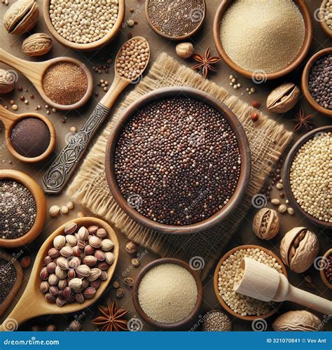 Quinoa Seeds_ Tiny, Round Seeds that are Cooked and Use a Stock Image - Image of grain, tiny ...