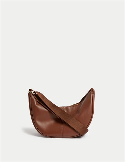 Faux Leather Sling Cross Body Bag | M&S | M&S