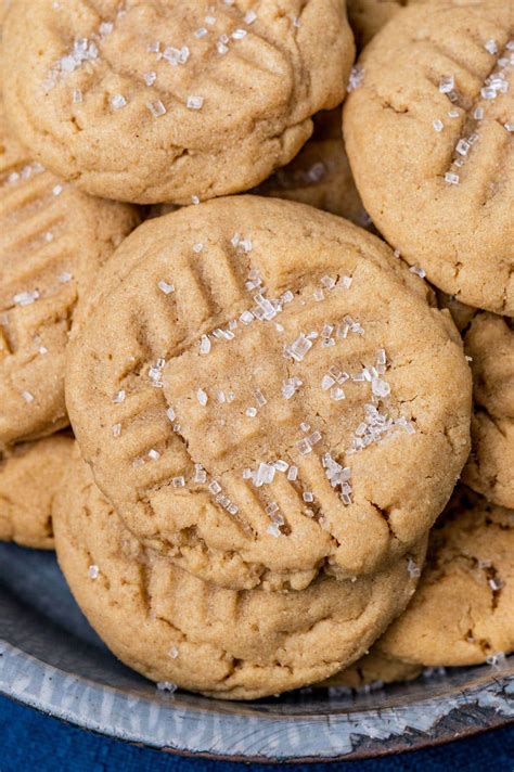 Old Fashioned Peanut Butter Cookies - Tastes of Lizzy T