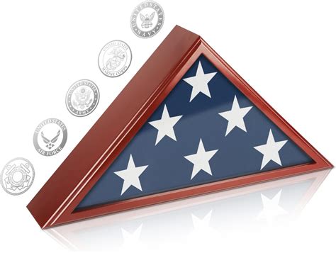 Amazon.com: XIFAN Flag Case for Burial Flag Custom Engraved Military ...
