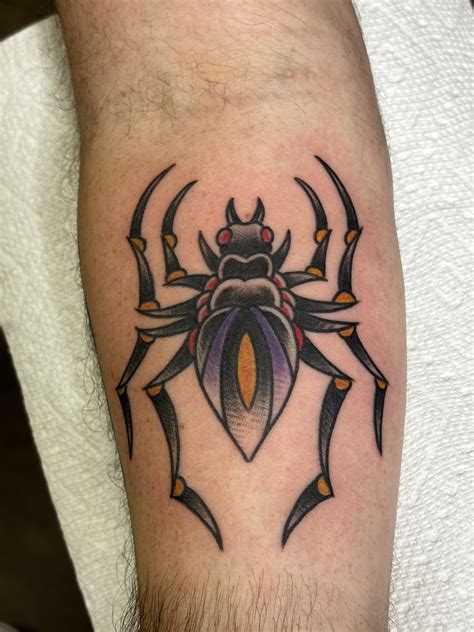 Spider Tattoo : r/traditionaltattoos