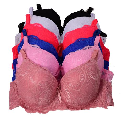 Women Bras 6 pack of Bra B cup C cup Size 40C (F6667) - Walmart.com