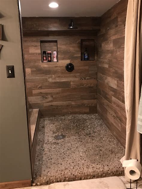 Wood Look Tile Shower - An Innovative And Stylish Design Feature ...