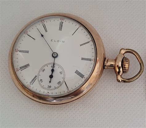 Elgin Pocket Watch Gold Plated Working 15 Jewels 11066484 Year 1905 For ...