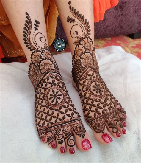 50+ Stylish and Simple Leg Mehndi Designs | Legs mehndi design, Leg ...