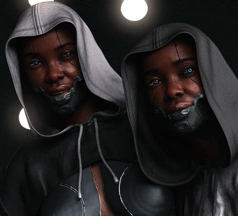 BeBe and CeCe 3D Render, Digital Art by OFFICIALRenderGoddess