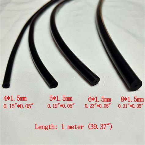 Conductive Silicone Rubber Tube Tens / Estim / E-stim Machine 4/5/6/8mm OD 1.5mm ID - Etsy Australia