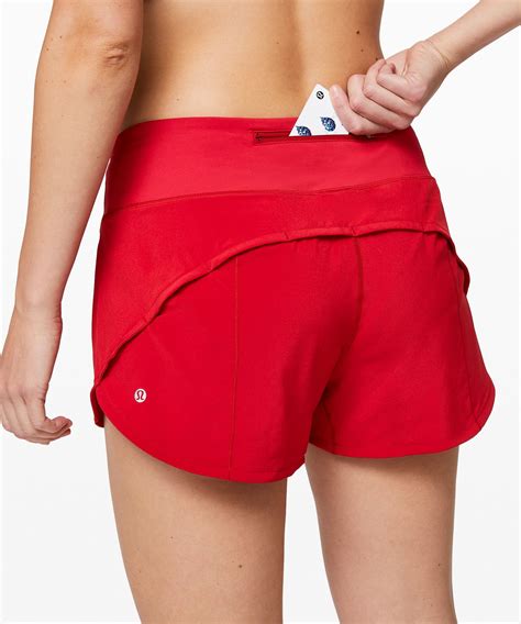 Speed Up Mid-Rise Lined Short 4" | Women's Shorts | lululemon | Workout ...