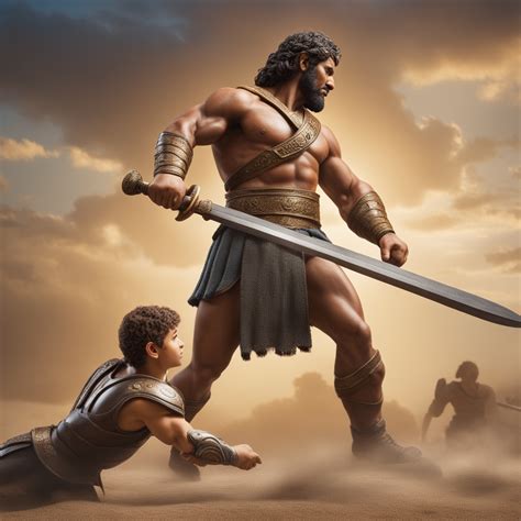 David And Goliath Animated