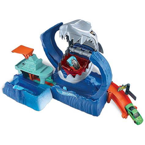 Hot Wheels City Robo Shark Frenzy Playset - BrickSeek