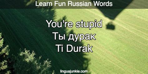 Language Lesson: 11 Bad Russian Words, Swears & Curses