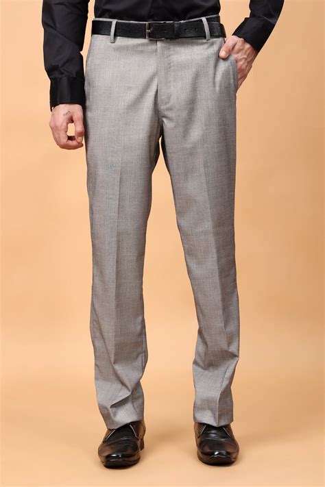 Buy Gray Trousers Mens & Formal Trousers For Mens - Apella
