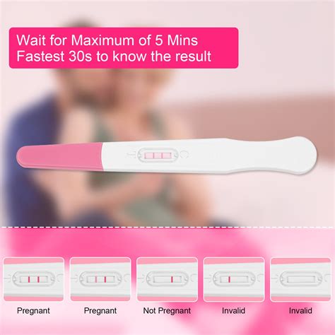 Pregnancy-Test Pink-HCG Early-Detection Home-Sticks - Upgraded Version ...