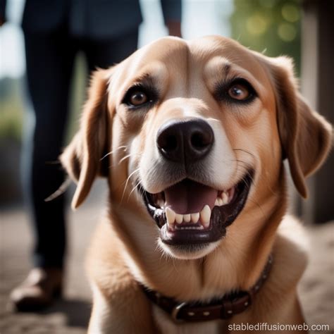 Dog Having Human-like Teeth | Stable Diffusion Online