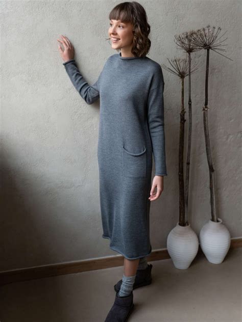 Merino Wool Dresses - Elegant Knitwear for Women | Monala
