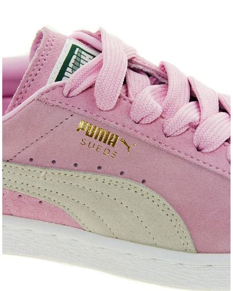 PUMA Suede Classic Baby Pink Sneakers | Lyst