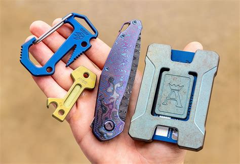 Jens Anso Custom Matrix Stonewashed Titanium Credit Card Holder ...