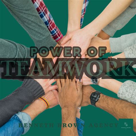 Kenneth Brown Agency on LinkedIn: “Teamwork divides the task and ...