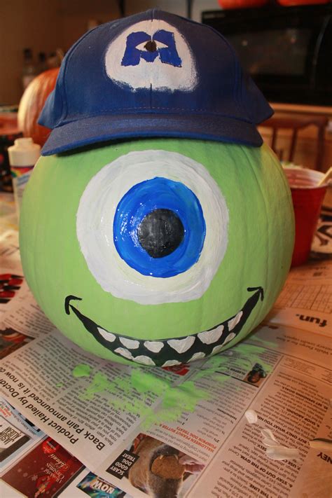Mike Wazowski Pumpkin