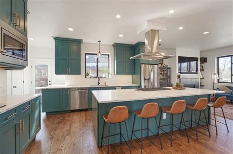 Teal Color Kitchen Cabinets | Cabinets Matttroy