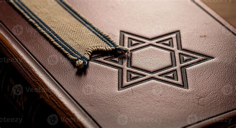Jewish Religious Book with Star of David Symbol. 70588210 Stock Photo ...