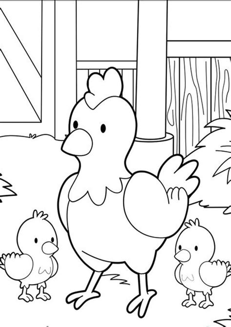 Free & Easy To Print Farm Coloring Pages - Tulamama