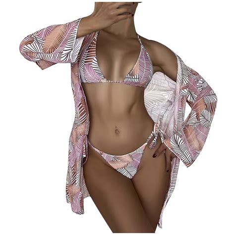 Pink Women Swimwear Sets Top Swimwear Bikini Tankinis Cover Ups Shorts ...