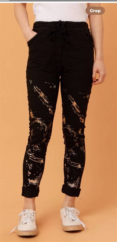 ITALIAN MADE BLACK CROP PANTS - Ritzi Coolangatta