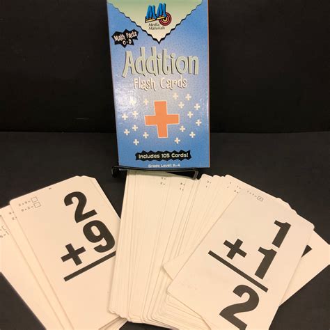 addition flash cards