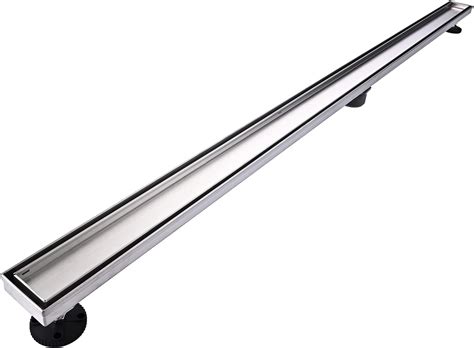 AVSIILE Linear Shower Floor Drain, 60 Inch Brushed Nickel 304 Stainless ...