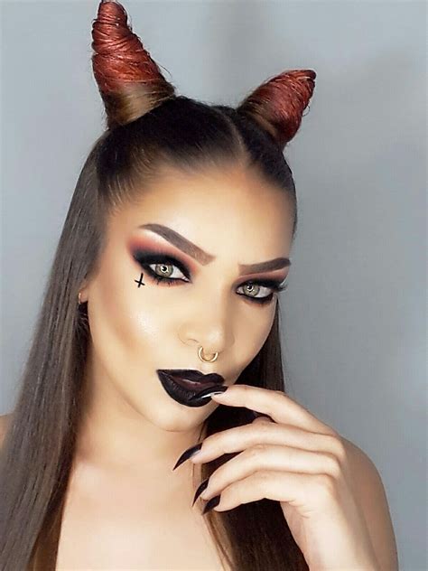 Devil makeup look by @andreyhaseraphin on instagram. #devil #halloween ...