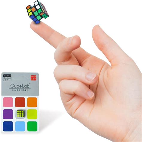 Amazon.com: LEBERY Mini Cube 3x3 - Cube Lab Mini Magic Cube 1x1x1cm ...