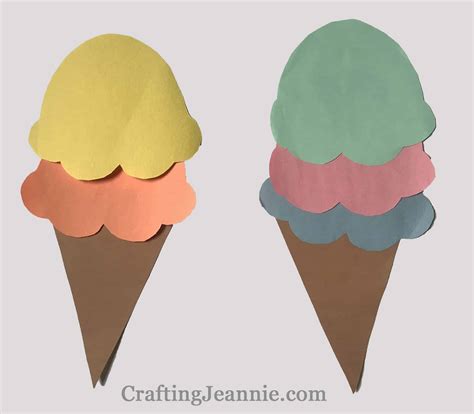 Printable Ice Cream Craft
