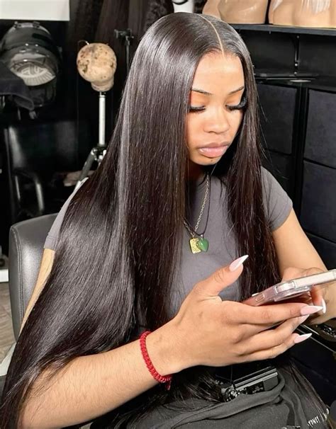 𝘶𝘳𝘣𝘢𝘯𝘣𝘳𝘢𝘵𝘵𝘪𝘦 𝘰𝘯 𝘱𝘪𝘯𝘵𝘦𝘳𝘦𝘴𝘵 𖦹﹐゛ | Human hair wigs, Sew in hairstyles ...