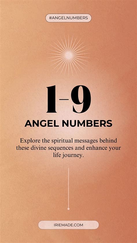 Angel Numbers 1-9: Divine Guidance and Meaning - Iriemade