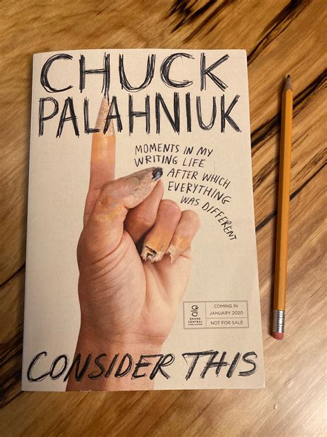 Book Review: Consider This by Chuck Palahniuk - I've Read This