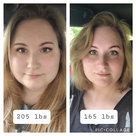 F/31/5'2 [205>165= 40 lbs] Just a wee bit of face gains. I honestly ...