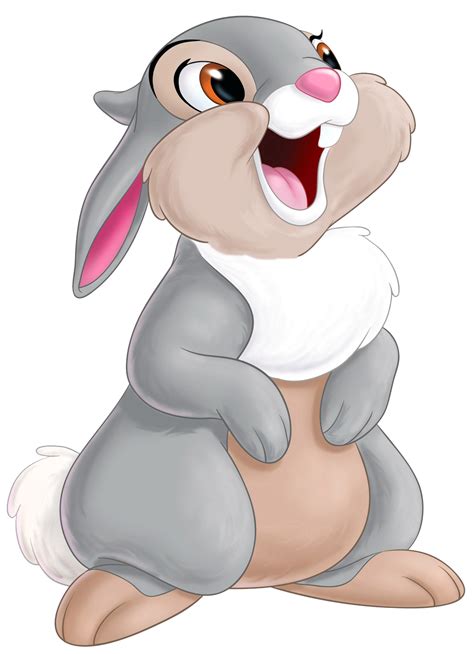 Thumper Bambi Transparent PNG Clip Art Image | Disney cartoon ...