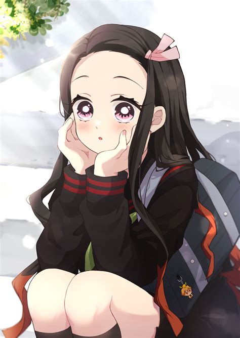kamado nezuko and agatsuma zenitsu (kimetsu no yaiba and 1 more) drawn ...