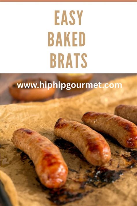 Baked Bratwurst: How to Cook Brats in the Oven Perfectly - Hip Hip Gourmet